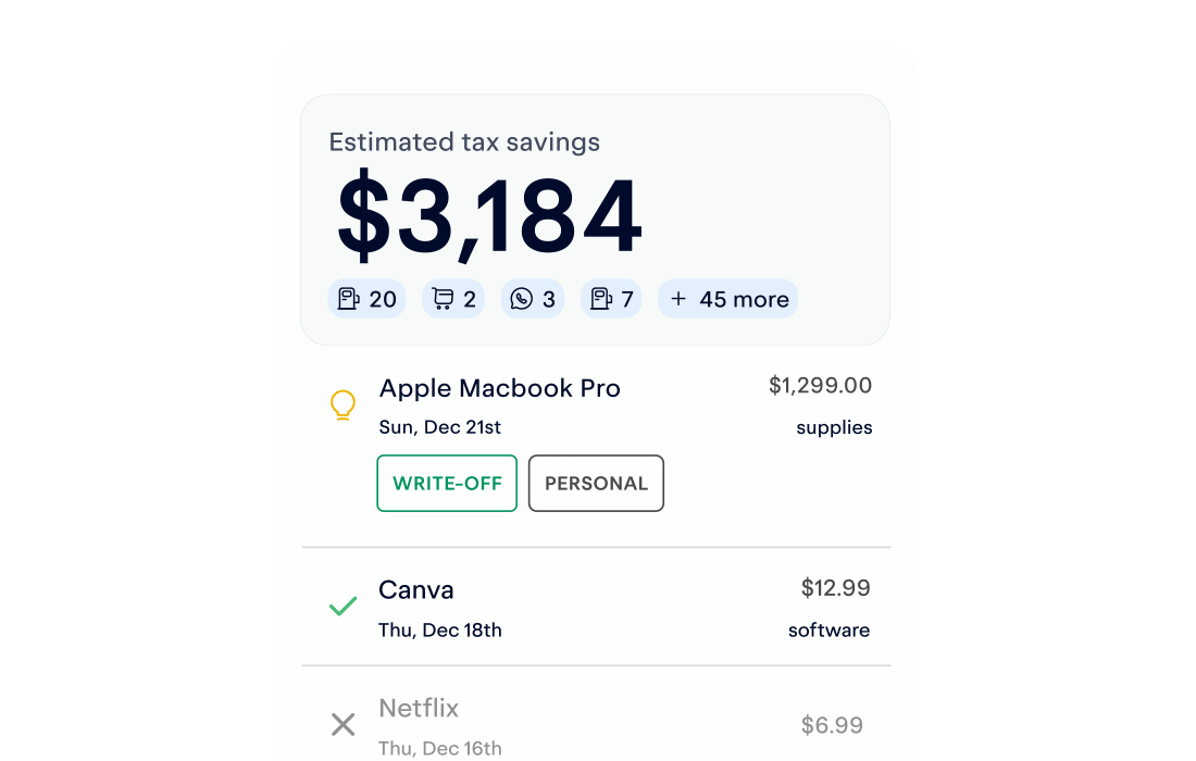 screenshot of Keeper Tax